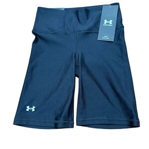 Under Armour Women's Black Compression High Rise Bike Shorts